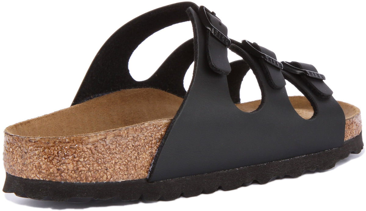 Sandales Birkenstock Florida | Birko-Flor noir pour femme