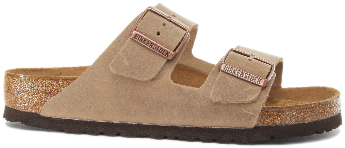 Birkenstock Arizona Sandalen | Bruin nubuckleer voor Dames