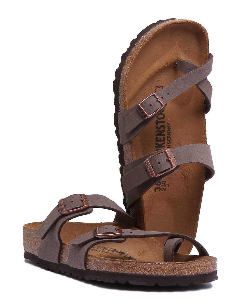 Sandales Birkenstock Mayari | Birko-Flor moka pour femme