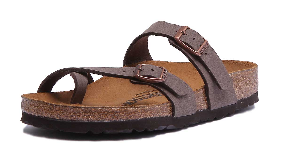 Sandales Birkenstock Mayari | Birko-Flor moka pour femme