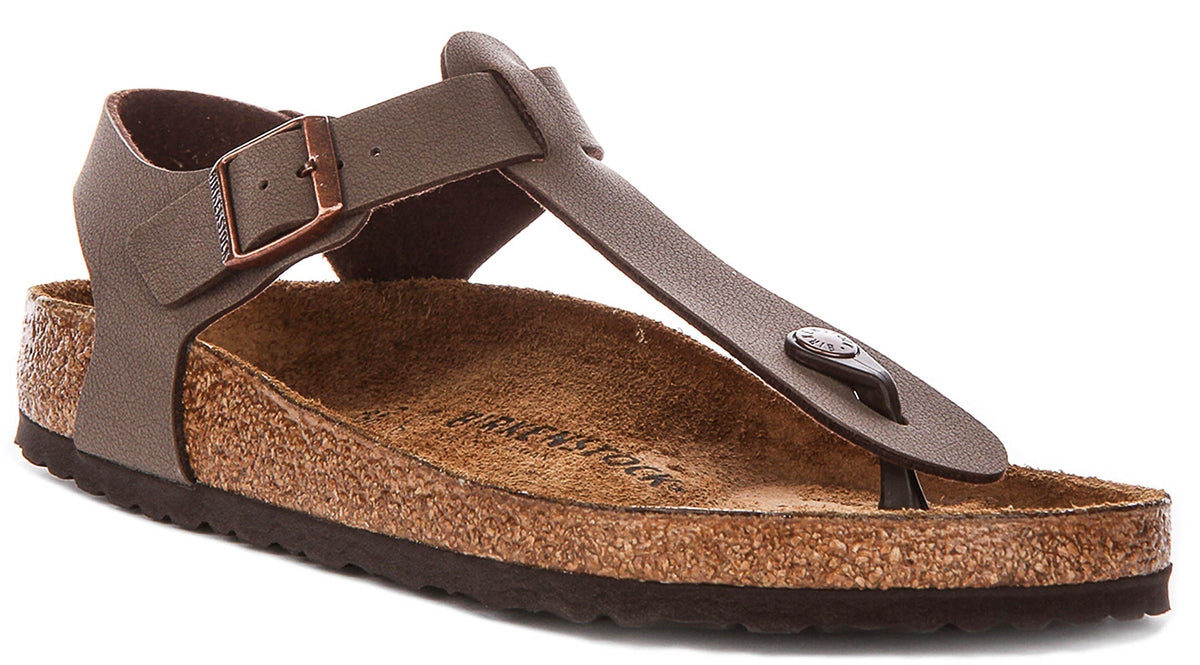 Sabots Birkenstock Kairo | Mocha Birko-Flor pour hommes et femmes - Coupe régulière