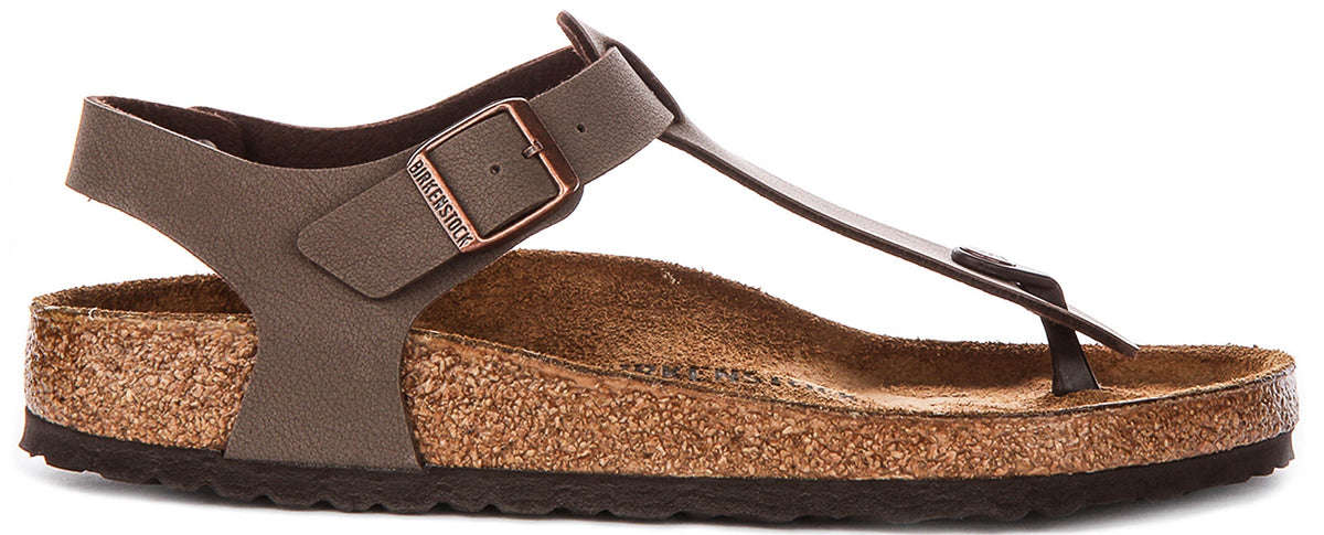 Sabots Birkenstock Kairo | Mocha Birko-Flor pour hommes et femmes - Coupe régulière