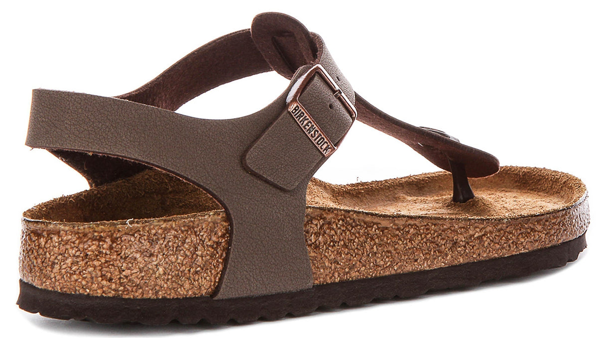 Sabots Birkenstock Kairo | Mocha Birko-Flor pour hommes et femmes - Coupe régulière