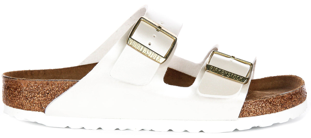 Birkenstock Arizona Sandalen | Pearl White Birko-Flor voor Kinderen - Normale Pasvorm