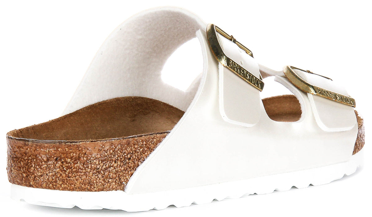Birkenstock Arizona Sandalen | Pearl White Birko-Flor voor Kinderen - Normale Pasvorm