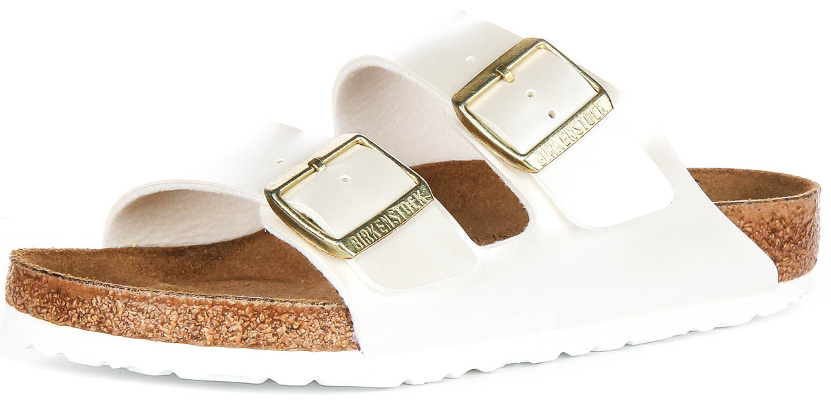 Birkenstock Arizona Sandalen | Pearl White Birko-Flor voor Kinderen - Normale Pasvorm