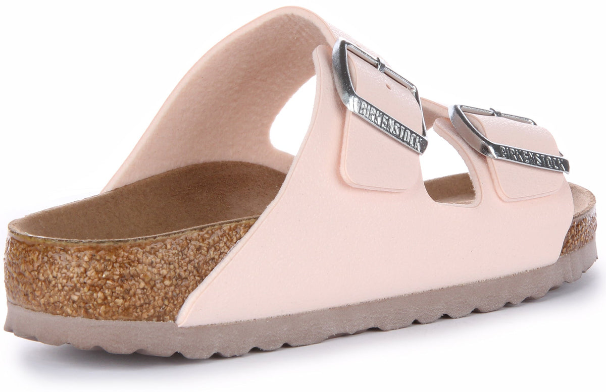 Birkenstock Arizona Sandalen | Roze Birkibuc - Veganistisch voor Dames