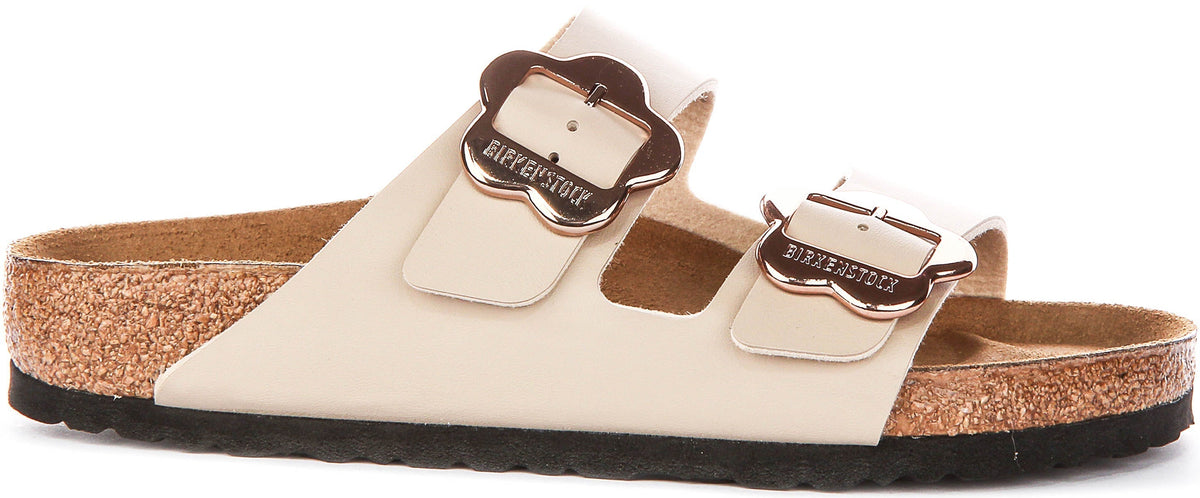 Birkenstock Arizona Sandalen | Zand Birko-Flor - Bloemenprint voor Kinderen - Normale Pasvorm