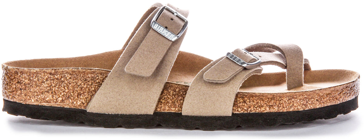 Sandales Birkenstock Mayari | Taupe Birko-Flor - Compatibles Végane pour Hommes et Femmes