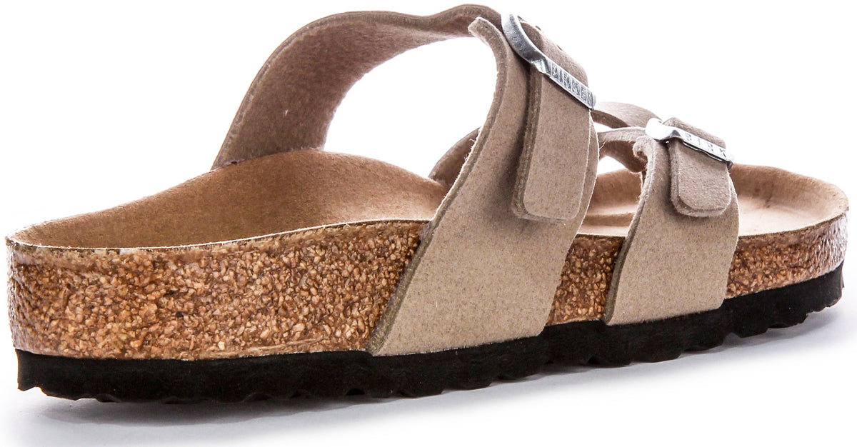 Sandales Birkenstock Mayari | Taupe Birko-Flor - Compatibles Végane pour Hommes et Femmes