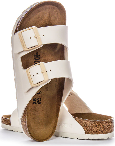 Sandales Birkenstock Arizona | Birko-Flor beige pour femme