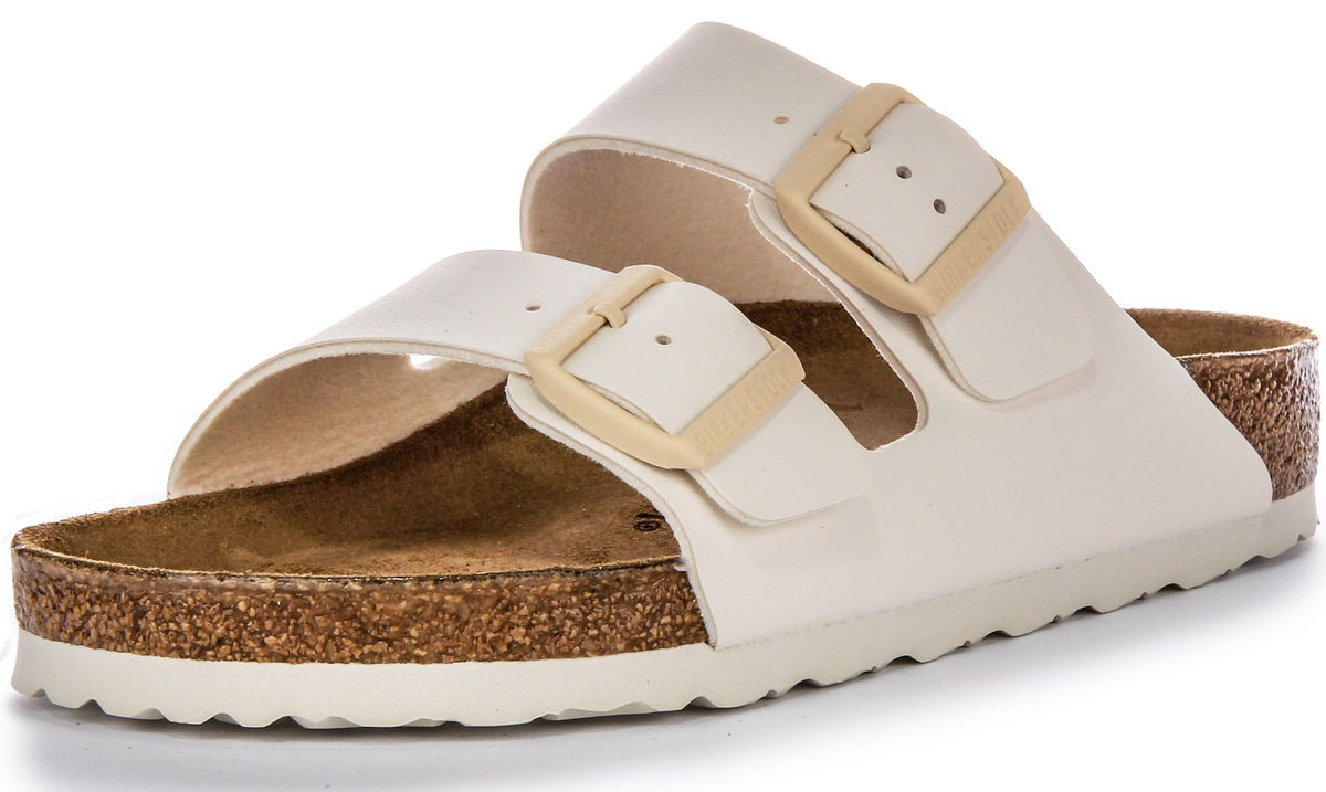 Sandales Birkenstock Arizona | Birko-Flor beige pour femme