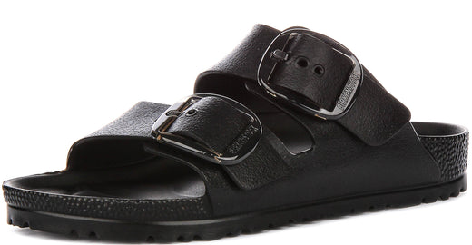 Birkenstock Arizona sandalen | Zwart EVA - Grote gesp voor dames - Smalle pasvorm