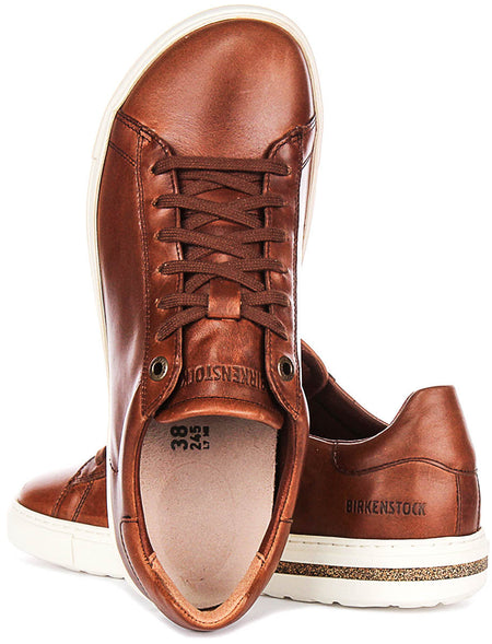 Birkenstock Bend Low Sneakers | Cognac echt leer voor heren en dames