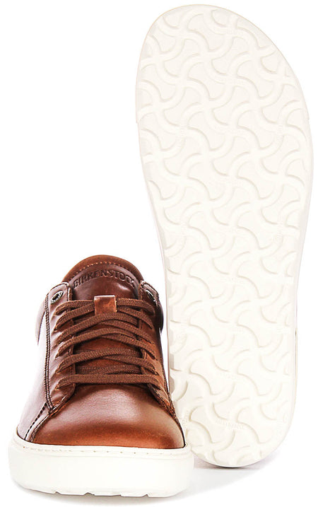 Birkenstock Bend Low Sneakers | Cognac echt leer voor heren en dames