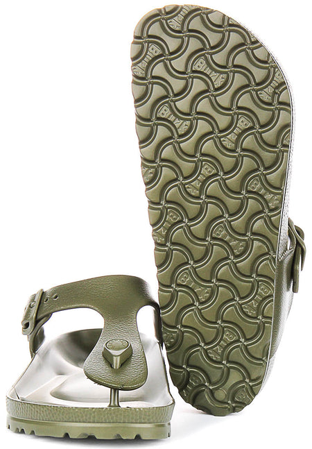 Birkenstock Gizeh Sandalen | Khaki EVA voor Dames en Heren - Normale Pasvorm