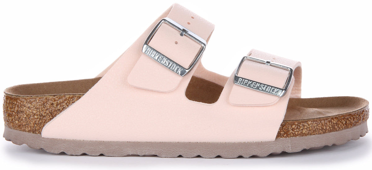 Birkenstock Arizona Sandalen | Roze Birkibuc - Veganistisch voor Dames