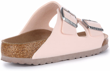 Birkenstock Arizona Sandalen | Roze Birkibuc - Veganistisch voor Dames