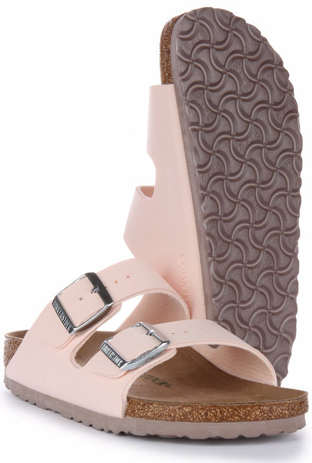 Birkenstock Arizona Sandalen | Roze Birkibuc - Veganistisch voor Dames