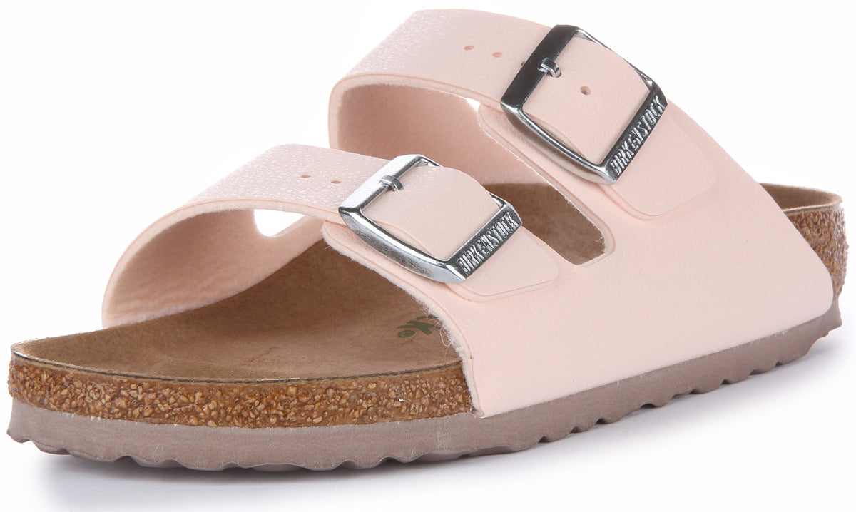 Birkenstock Arizona Sandalen | Roze Birkibuc - Veganistisch voor Dames