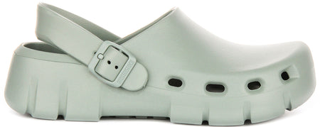 Birkenstock Birki Flow klompen | Saliegroen EVA voor dames - Normale pasvorm