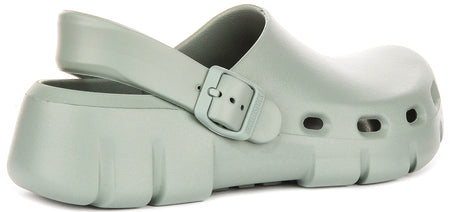 Birkenstock Birki Flow klompen | Saliegroen EVA voor dames - Normale pasvorm