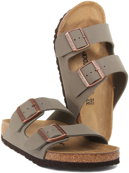 Sandales Arizona Birkenstock | Birko-Flor Pierre pour femmes